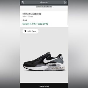 Nike Air Max Excee men’s shoes